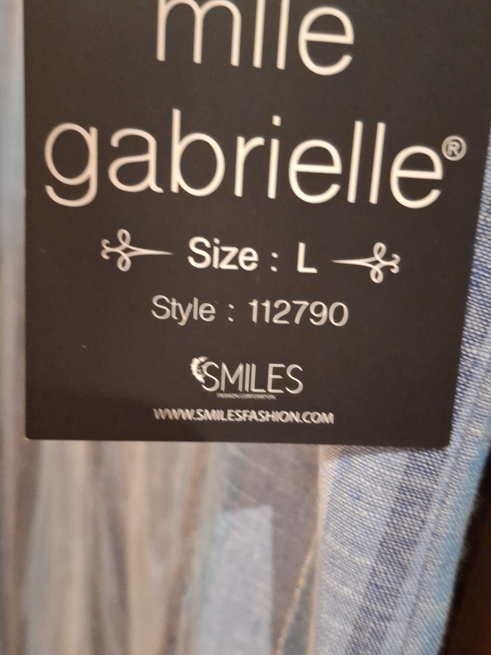 Mlle Gabrielle Blue and White Striped Sleeveless High-Low Dress - Picture 2 of 16